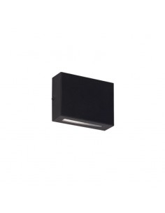 APLIQUE BIDIRECCIONAL CHATO 4740 1 LUZ G9 NEGRO SJ