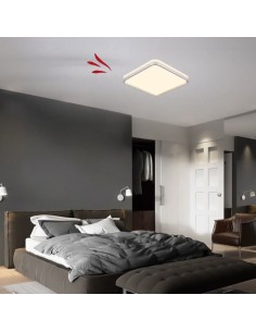 PLAFON LED NIZA BLANCO 48W 50X50CM LUZ CALIDA 2