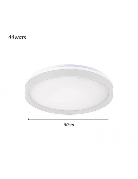 PLAFON LED SPLIT BLANCO 48W 50CMS LUZ CALIDA