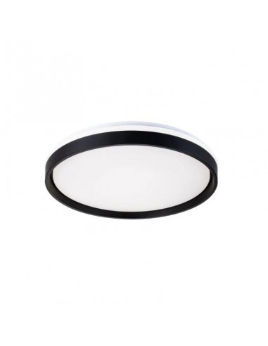 PLAFON LED SPLIT NEGRO 48W 50CMS LUZ CALIDA