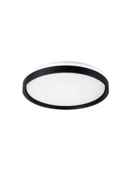 PLAFON LED SPLIT NEGRO 48W 50CMS LUZ CALIDA