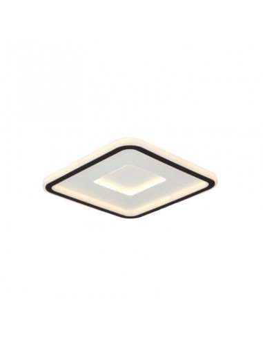 PLAFON CUADRADO FIAT L LED 35W 40CM NEGRO