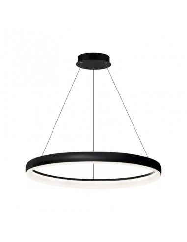 COLGANTE GERS 60W DIMMER 3000K 80CM NEGRO