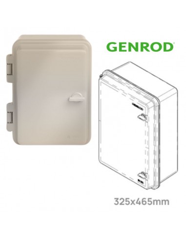 GABINETE QUADRI  PVC IP65 325X465X180 GENROD