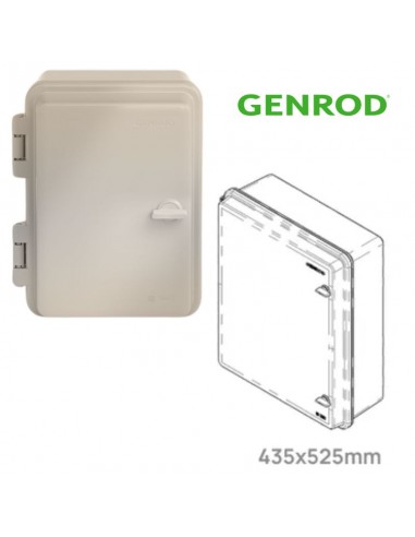 GABINETE QUADRI  PVC IP65 435X525X180 GENROD
