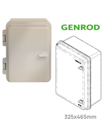 GABINETE QUADRI  PVC IP65 P/36 MOD 325X465X18 GENROD