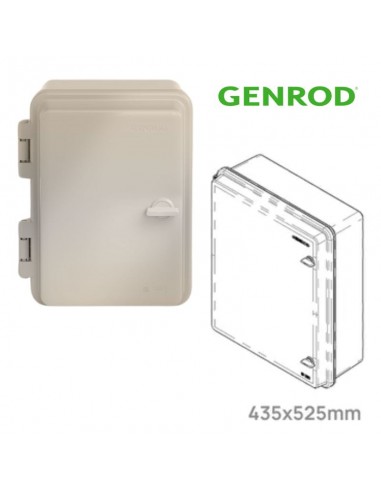 GABINETE QUADRI  PVC IP65 P/54 MOD 435X525X180...