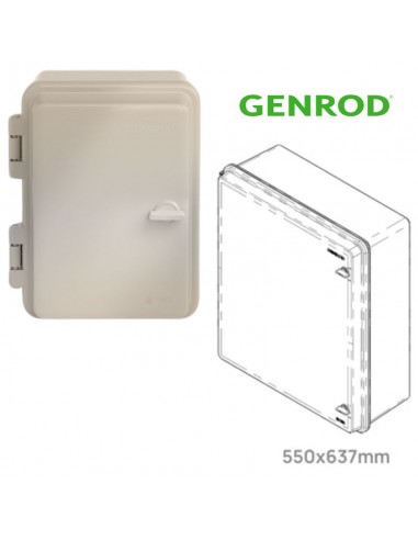 GABINETE QUADRI  PVC IP65 P/96 MOD 550X637X180...