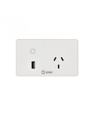 ENCHUFE TOMA SMART WIFI 10A+USB 2,1A