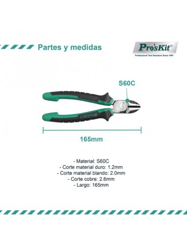 ALICATE 165MM PROSKIT (1PK-067DS7)