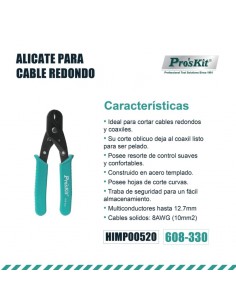 ALICATE P/CAB.RED. 12MM PROSKIT (608-330) 2