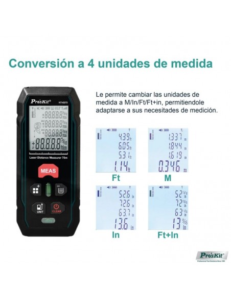 MEDIDOR DISTANCIA LASER 70MTS NT-6370 PROSKIT