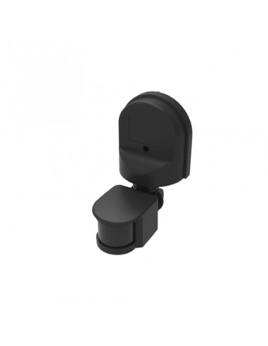 SENSOR DETECTOR MOV. PARED 180º NEGRO IP44