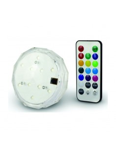 LUZ LED SUMERGIBLE RGB A PILAS AAX3