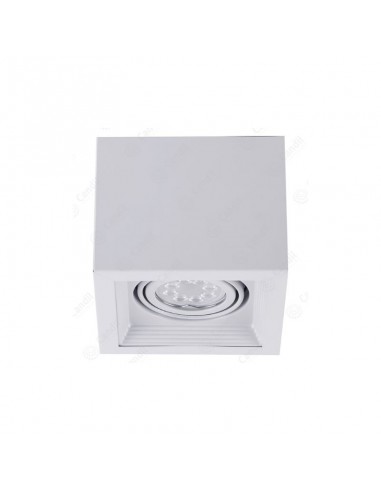 PLAFON ECUA DICRO 1 LUZ BLANCO CANDIL