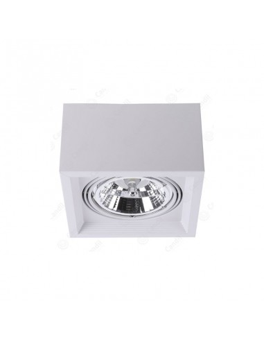 PLAFON ECUA AR111 1 LUZ BLANCO CANDIL