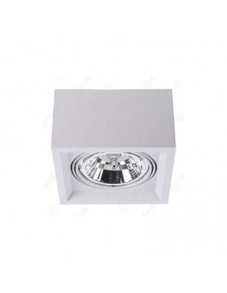 PLAFON ECUA AR111 1 LUZ BLANCO CANDIL