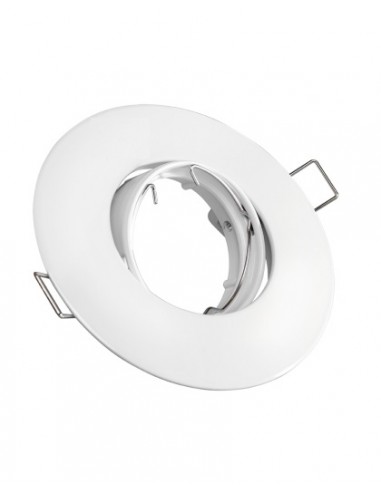 SPOT EMBUTIR DICRO MOVIL 105MM ALIC BLANCO LISO