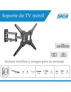 SOPORTE TV  23-55" BRAZO PIVOT 30KG 2