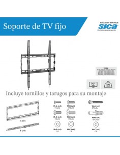 SOPORTE TV  32-70" FIJO EXTRA SLIM 45KG 2