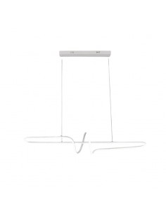COLGANTE LED INFI 42W NEGRO 1000X200MM BLANCO DINAMICO