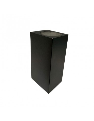 APLIQUE BIDIRECCIONAL RECTO DICRO NEGRO ALUMINIO