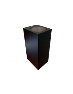 APLIQUE BIDIRECCIONAL RECTO 1 LUZ GU10 NEGRO ALUMINIO 2