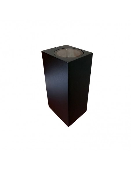 APLIQUE BIDIRECCIONAL RECTO 1 LUZ GU10 NEGRO ALUMINIO