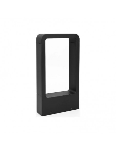 FAROLA LED 7W 30CM 3000K NEGRO IP65 ALUMINIO