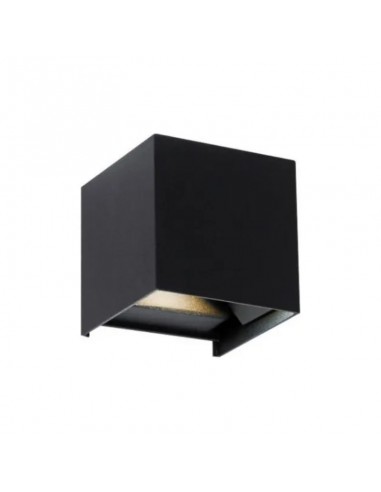 APLIQUE BIDIRECIONAL QUEEN LED REGUL CALIDA 10W F/ALUM NEGRO