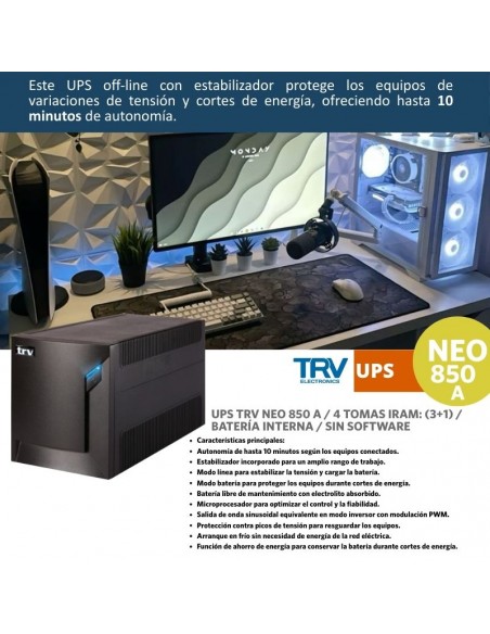 UPS NEO 850 A (3+1 TOMAS)