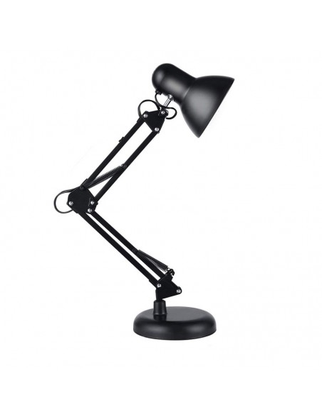 LAMPARA ESCRITORIO CLASSIC E27 DOBLE BRAZO NEGRO