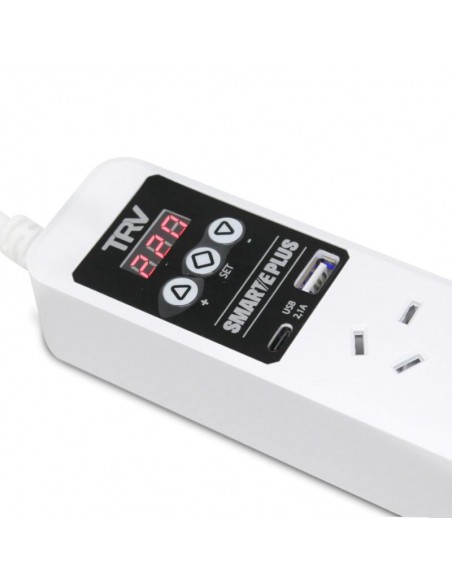 PROLONGADOR PROTECTOR TENSION SMART10 E PLUS USB + C 4T TRV