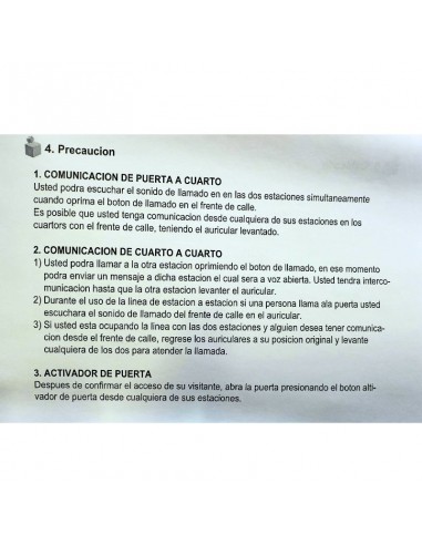 PORTERO COMMAX C/TRAFO(DP-RA101) INTERCOM