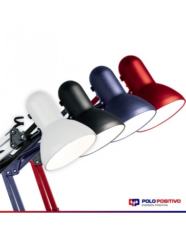 LAMPARA ESCRITORIO CLASSIC E27 DOBLE BRAZO NEGRO