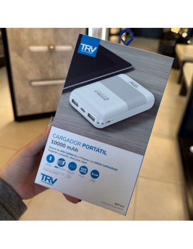 CARGADOR PORTATIL 10000MAH 2USB(1/2,1AH) 1USC C