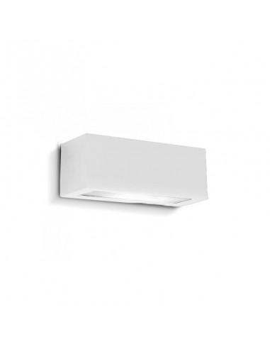 APLIQUE BIDIRECCIONAL RECTO 1102 1 LUZ E27 BLANCO ALUMINIO