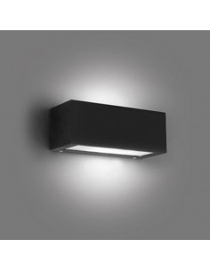 APLIQUE BIDIRECCIONAL RECTO 1102 1 LUZ E27 BLANCO ALUMINIO 2