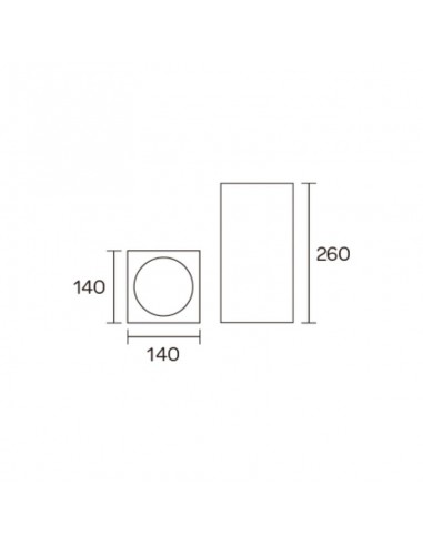 APLIQUE BIDIRECCIONAL 2477 2 LUCES AR111...