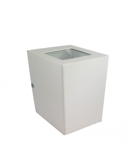 APLIQUE UNIDIRECCIONAL CUBO 1001 1 LUZ G9 BLANCO ***********