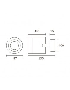 SPOT DIRECCIONAL AR111 2065 NEGRO 2