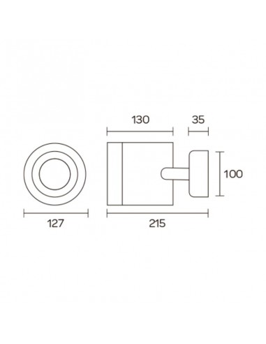 SPOT DIRECCIONAL AR111 2065 NEGRO