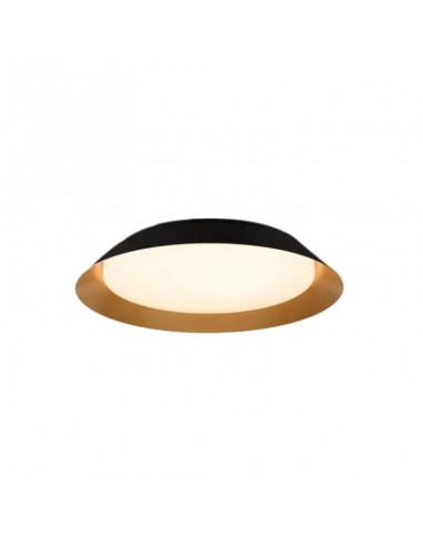 PLAFON LED BITZ 36W DIMMER  58CM NEGRO ORO .