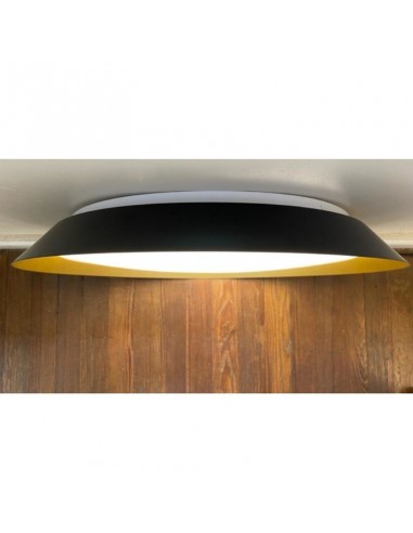 PLAFON LED BITZ 36W DIMMER  58CM NEGRO ORO .