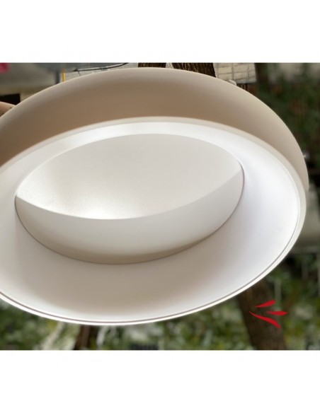 PLAFON LED FLAD 40W 3000K 55CM DIMMER BLANCO .