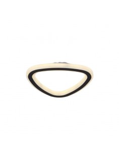PLAFON LED FRISBEE 15W 210X210X40MM NEGRO