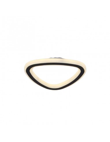 PLAFON FRISBEE LED 15W 210X210X40MM NEGRO .