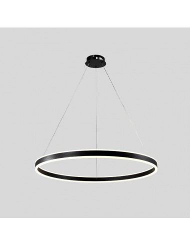 COLGANTE LED BI 80CM 80W NEGRO