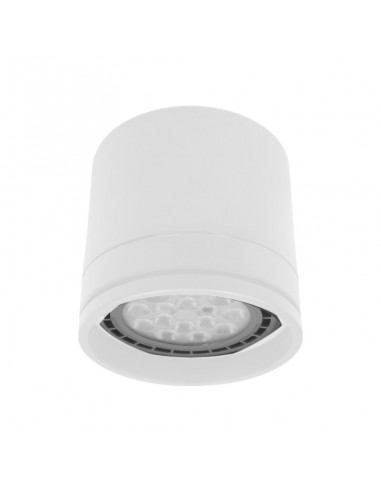 PLAFON AR-111 CILINDRICO ALUMINIO 3010/P BL TEXT