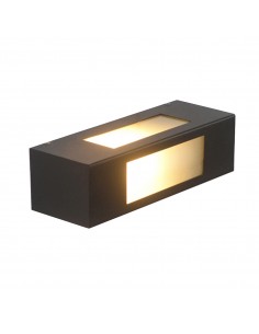 APLIQUE TRIDIRECCIONAL RECTANG 2003 1 LUZ E27 NEGRO